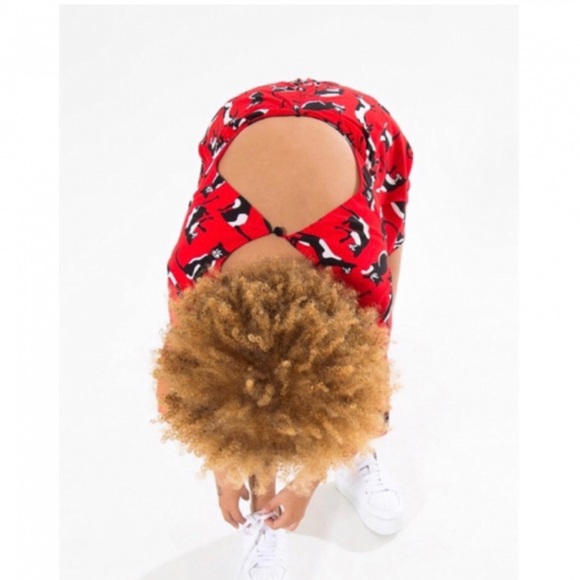 NWT RARE Farm Rio Red Printed Cat Mini Summer Dress - Picture 2 of 7